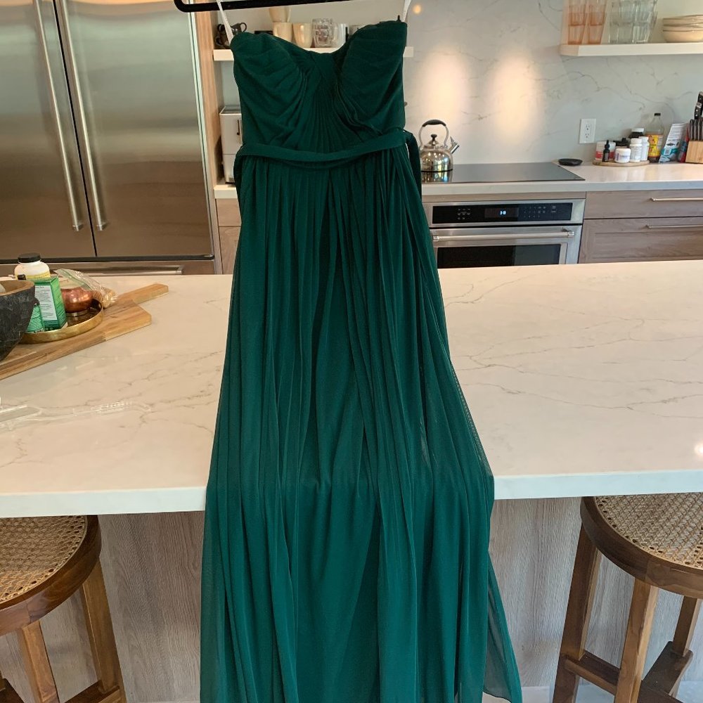 David's Bridal Style Your Way 6 Tie Chiffon Dress